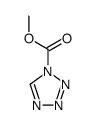 1H-Tetrazole-1-carboxylic acid, methyl ester (9CI)结构式