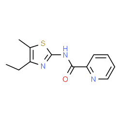 2-Pyridinecarboxamide,N-(4-ethyl-5-methyl-2-thiazolyl)-(9CI)结构式