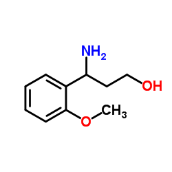 3-AMINO-3-(2-METHOXY-PHENYL)-PROPAN-1-OL structure