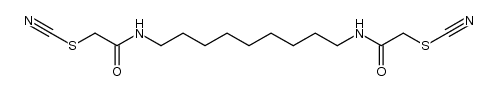 2,2'-bis-thiocyanato-N,N'-nonane-1,9-diyl-bis-acetamide Structure