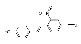 2-Nitro-4-cyano-4'-hydroxy-E-stilben Structure