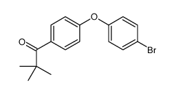 1-[4-(4-bromophenoxy)phenyl]-2,2-dimethylpropan-1-one Structure