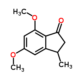 5,7-二甲氧基-3-甲基-2,3-二氢-1H-茚-1-酮图片