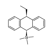 cis-9-ethyl-10-(trimethylsilyl)-9,10-dihydroanthracene Structure