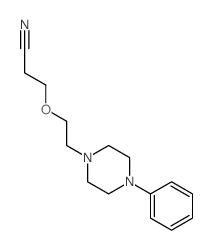 Propanenitrile,3-[2-(4-phenyl-1-piperazinyl)ethoxy]- picture