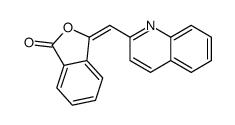 3-(2-quinolylmethylene)phthalide Structure