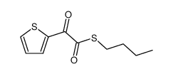 Oxo-thiophen-2-yl-thioacetic acid S-butyl ester结构式