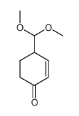 4-(dimethoxymethyl)cyclohex-2-en-1-one Structure