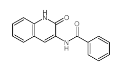 Benzamide,N-(1,2-dihydro-2-oxo-3-quinolinyl)- Structure