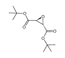 (2S,3S)-di-tert-butyl oxirane-2,3-dicarboxylate Structure