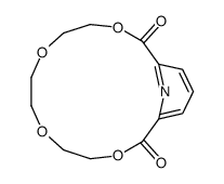 3,6,9,12-tetraoxa-18-azabicyclo[12.3.1]octadeca-1(18),14,16-triene-2,13-dione结构式