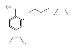 TRIBUTYL(2-METHYLPHENYL)STANNANE Structure