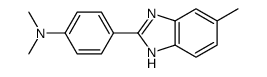 N,N-DIMETHYL-4-(5-METHYL-1H-BENZO[D]IMIDAZOL-2-YL)BENZENAMINE结构式