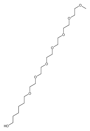 6-[2-[2-[2-[2-[2-(2-methoxyethoxy)ethoxy]ethoxy]ethoxy]ethoxy]ethoxy]hexan-1-ol Structure