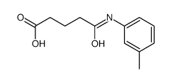 5-[(3-METHYLPHENYL)AMINO]-5-OXOPENTANOIC ACID structure