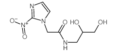 N-(2,3-dihydroxypropyl)-2-(2-nitroimidazol-1-yl)acetamide Structure