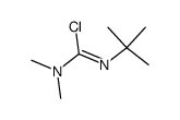 N'-tert-Butyl-N,N-dimethylchlorformamidin结构式