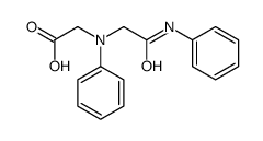 2-(N-(2-anilino-2-oxoethyl)anilino)acetic acid Structure