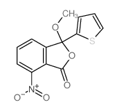 1(3H)-Isobenzofuranone,3-methoxy-7-nitro-3-(2-thienyl)- picture