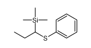 trimethyl(1-phenylsulfanylpropyl)silane结构式