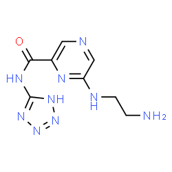 Pyrazinecarboxamide, 6-[(2-aminoethyl)amino]-N-1H-tetrazol-5-yl- (9CI) picture