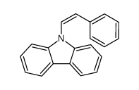 (Z)-9-[2-(phenyl)ethenyl]-9H-carbazole结构式