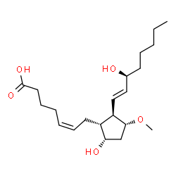 prostaglandin F2alpha 11-methyl ether Structure