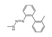 3-methyl-1-(2'-methyl-[1,1'-biphenyl]-2-yl)triaz-1-ene Structure