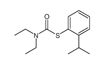 S-(2-isopropylphenyl) diethylcarbamothioate结构式