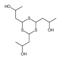 1-[4,6-bis(2-hydroxypropyl)-1,3,5-trithian-2-yl]propan-2-ol Structure