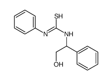 1-[(1S)-2-hydroxy-1-phenylethyl]-3-phenylthiourea结构式