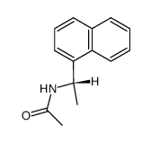 (-)-(S)-1-(1-(N-acetylamino)ethyl)naphthalene Structure