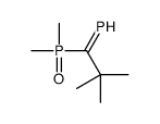 (1-dimethylphosphoryl-2,2-dimethylpropylidene)phosphane Structure