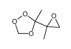 3-Methyl-3-(2-methyl-2-oxiranyl)-1,2,4-trioxolan结构式