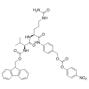 Fmoc-Val-Cit-PAB-PNP structure