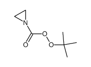 tert-butyl aziridine-1-carboperoxoate Structure