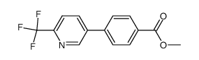 4-(6-trifluoromethyl-pyridin-3-yl)-benzoic acid methyl ester结构式