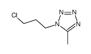 1-(3-chloropropyl)-5-methyl-1H-tetrazole(SALTDATA: FREE) structure