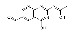 N-(6-formyl-4-oxo-1H-pyrido[2,3-d]pyrimidin-2-yl)acetamide结构式