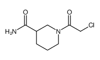 3-Piperidinecarboxamide, 1-(2-chloroacetyl)结构式