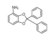 2,2-diphenyl-1,3-benzodioxol-4-amine Structure