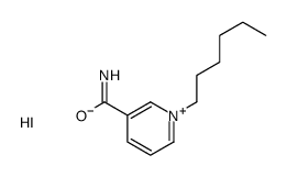 1-hexylpyridin-1-ium-3-carboxamide,iodide结构式