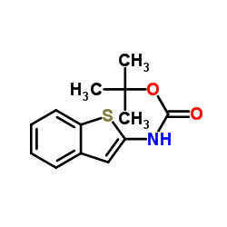 tert-Butyl benzo[b]thiophen-2-ylcarbamate structure