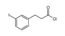 Benzenepropanoyl chloride, 3-iodo Structure