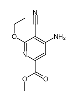 methyl 4-amino-5-cyano-6-ethoxypyridine-2-carboxylate Structure