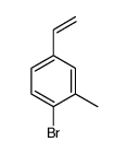 1-bromo-2-methyl-4-vinyl-benzene结构式