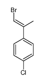 1-(1-bromoprop-1-en-2-yl)-4-chlorobenzene结构式