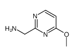 (4-methoxypyrimidin-2-yl)methanamine Structure