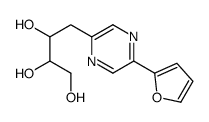 4-[5-(furan-2-yl)pyrazin-2-yl]butane-1,2,3-triol结构式