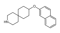 9-naphthalen-2-yloxy-3-azaspiro[5.5]undecane Structure